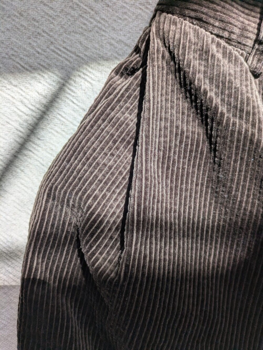 Nicholson & Nicholson Corduroy Cropped pants - Picture 2 of 7